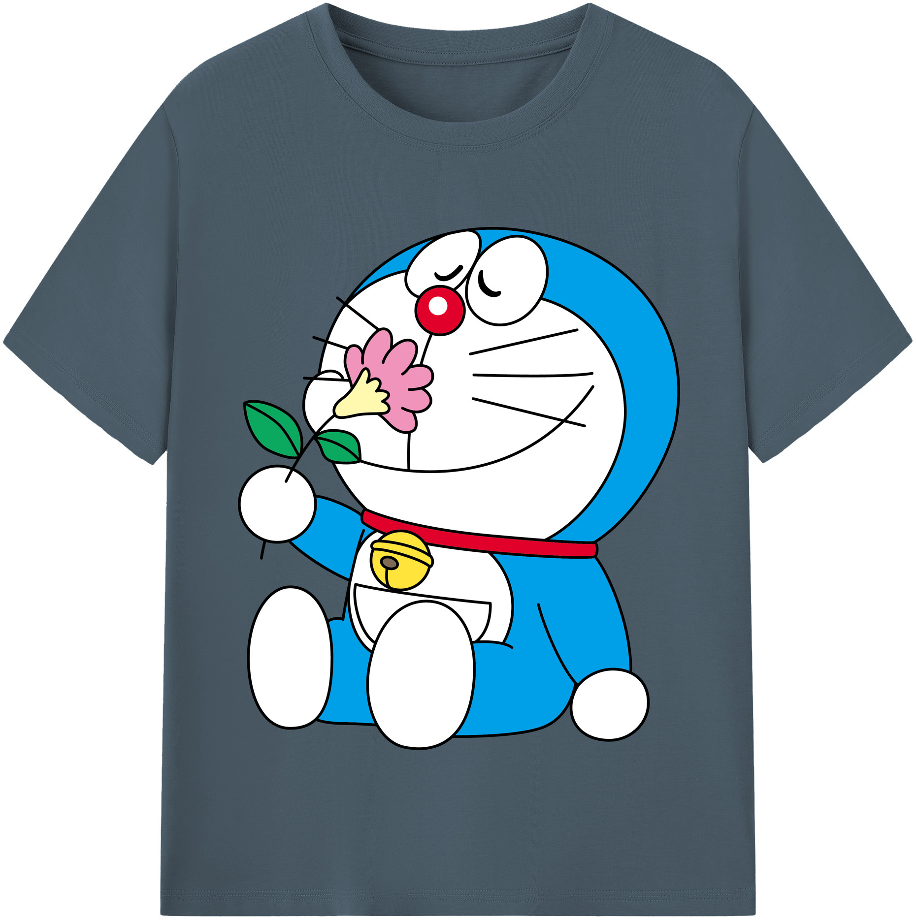 （画像用） ドラえもん Doraemon 綿100％半袖Tシャツ（フロントプリント）